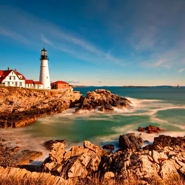 Landscape with ocean